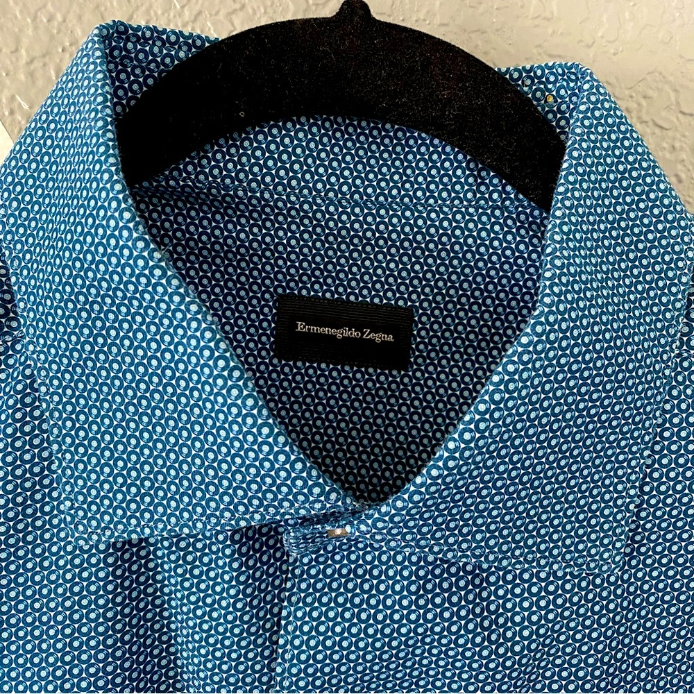 Ermenegildo Zenga Men’s Dress Shirt XL